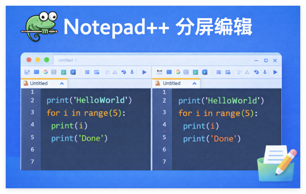 Notepad++ 怎么分屏？多文件对照编辑的 5 种实用方法详解 - Notepad++下载