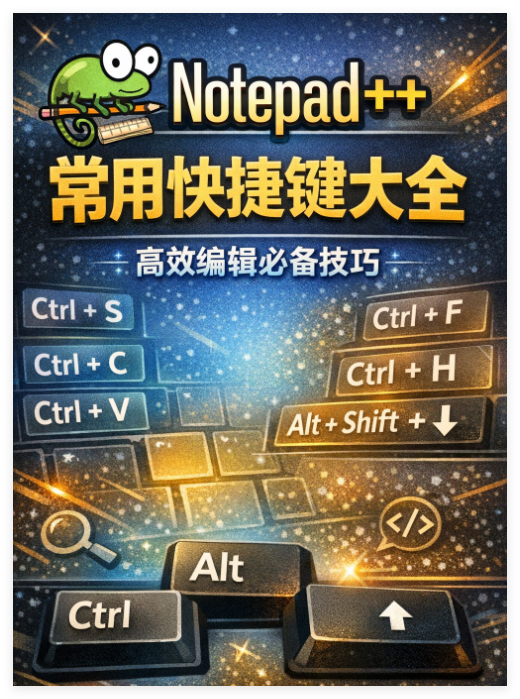 Notepad++ 常用快捷键大全