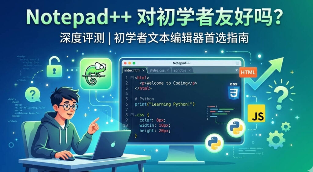 Notepad++ 对初学者友好吗？